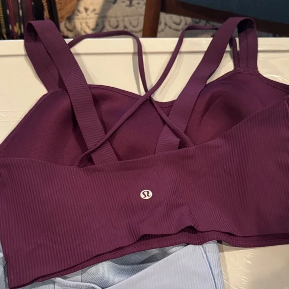 lululemon athletica Brown, Purple, and Blue Bras - Picture 4 of 5